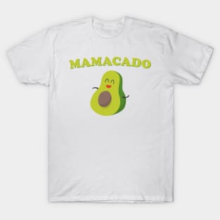 Mamacado Mom and Avocado Funny Pregnancy T-Shirt